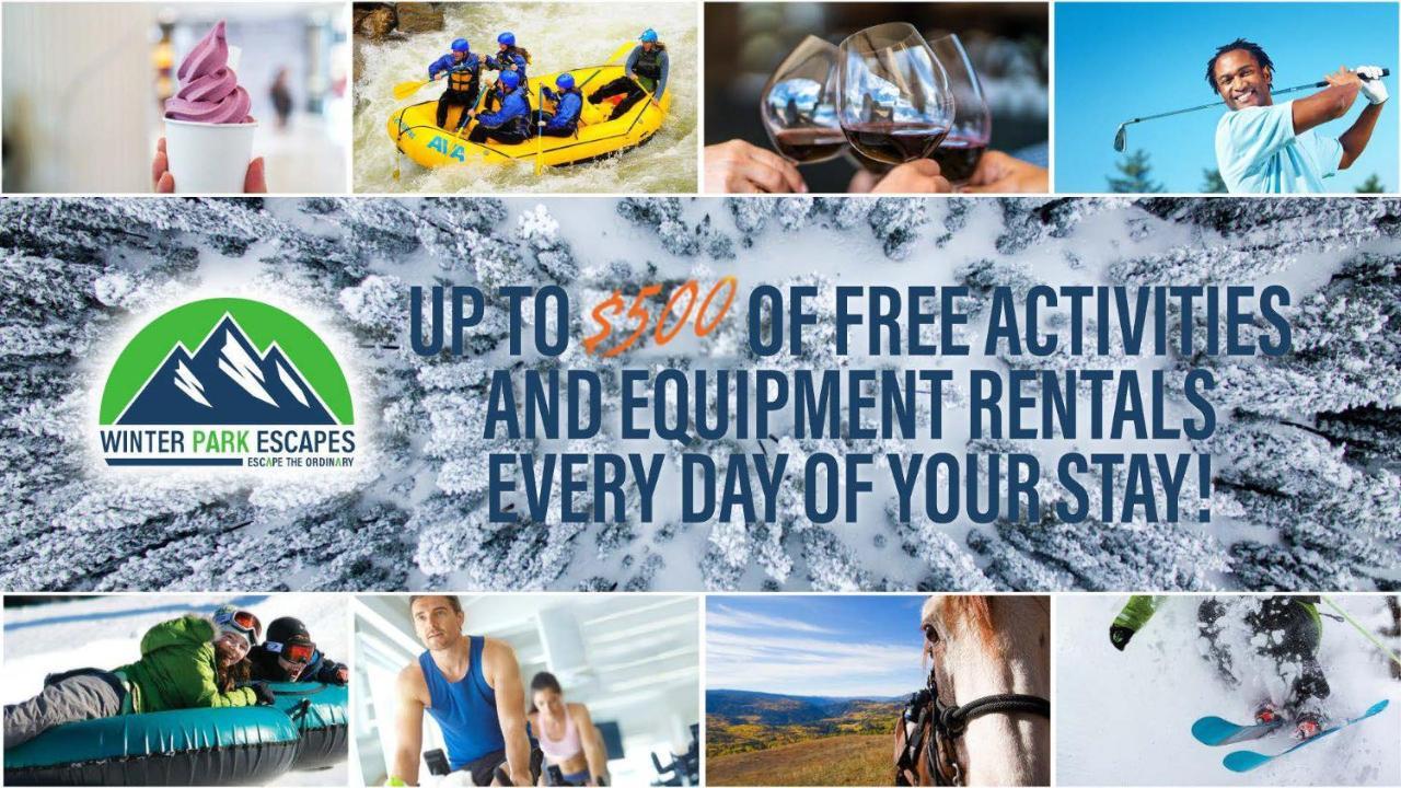 Ski In Ski Out Luxury Condo #4475 With Huge Hot Tub & Great Views - 500 Dollars Of Free Activities & Equipment Rentals Daily Winter Park Eksteriør billede
